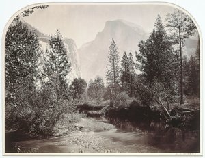 Taysayac、ハーフドーム、4967 Ft。、ヨセミテ 作： Carleton E. Watkins